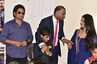 Sachin and Anushka Launching Vijayawada PVP Square Photos